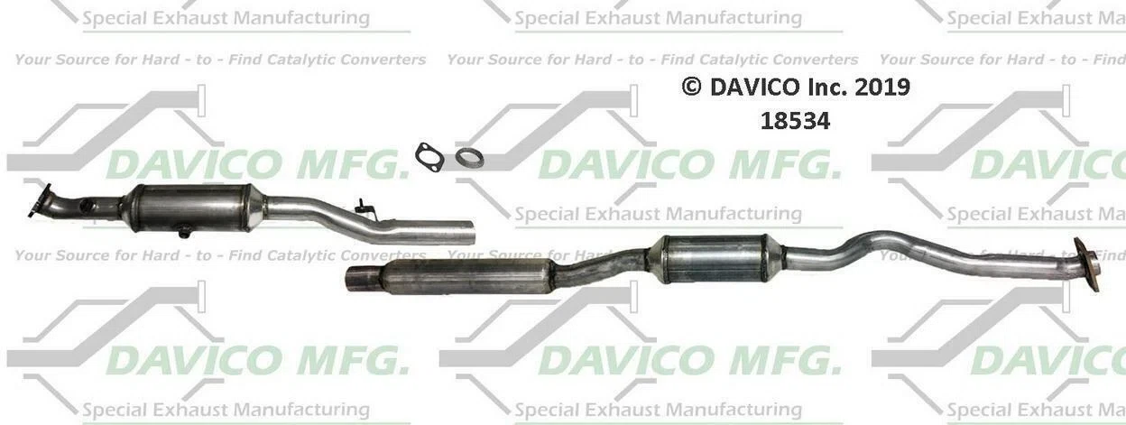 2012-2017 Mitsubishi Lancer Catalytic Converter 18534